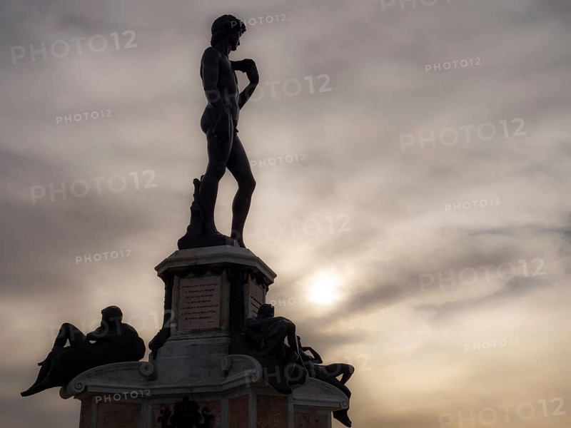 Statue of David in Piazzale Michelangelo