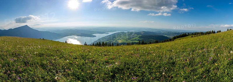 View from Gnipen towards Rigi and Mittelland