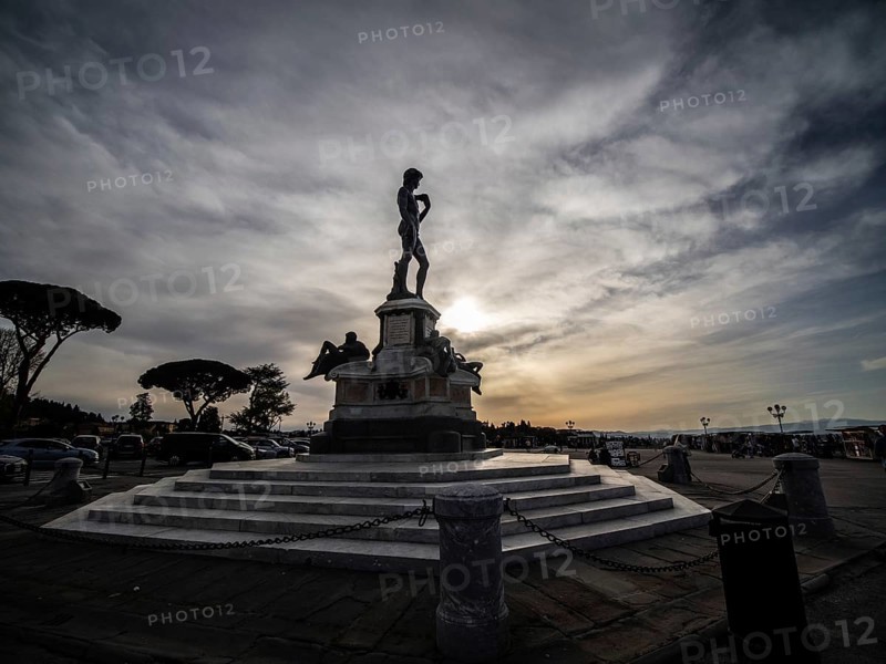 Statue of David in Piazzale Michelangelo