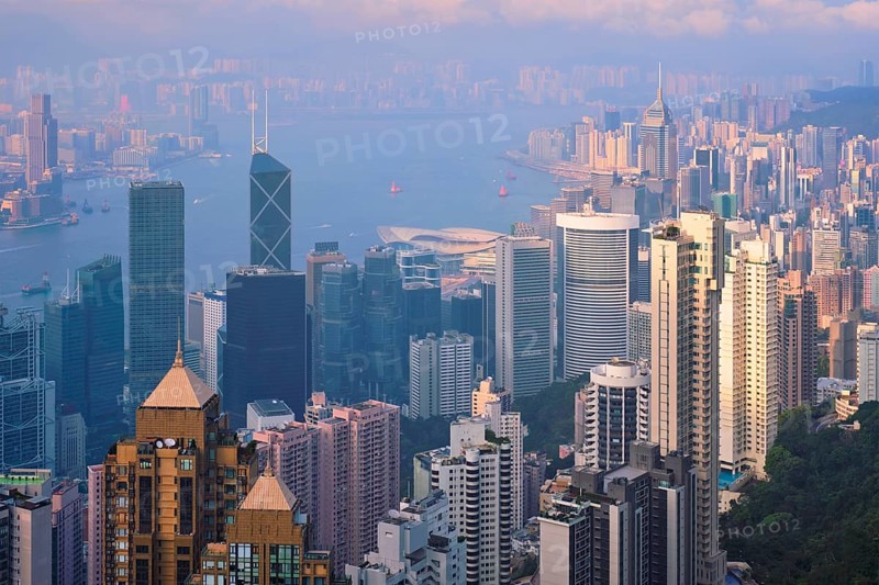 Famous view of Hong Kong