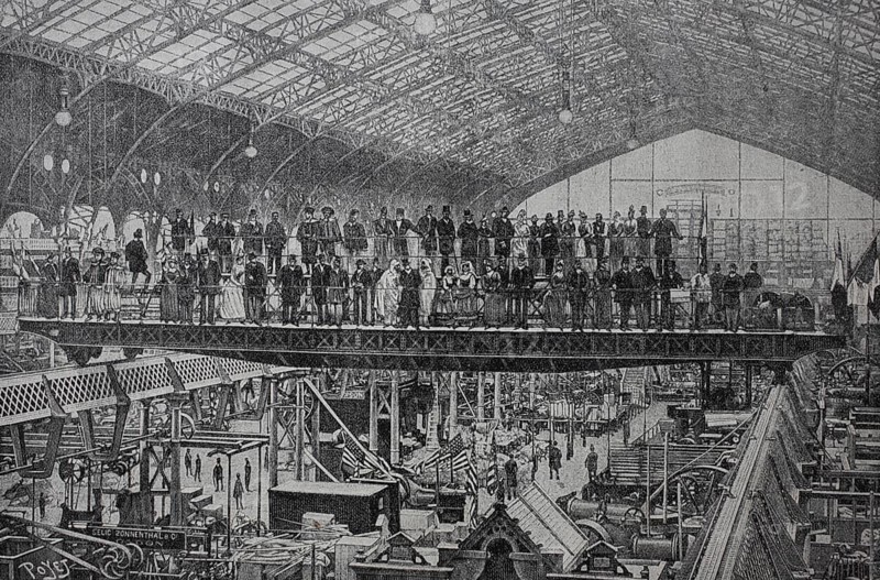 Machine Hall of the 1889 World's Fair in Paris