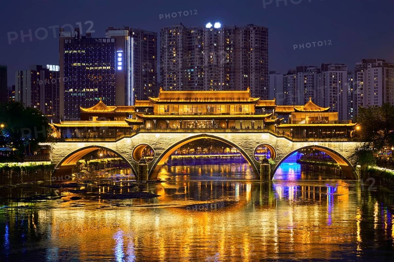 Famous landmark of Chengdu