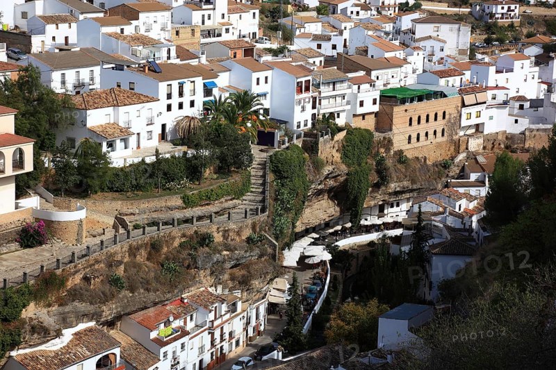 White village in the Sierra de Grazalema