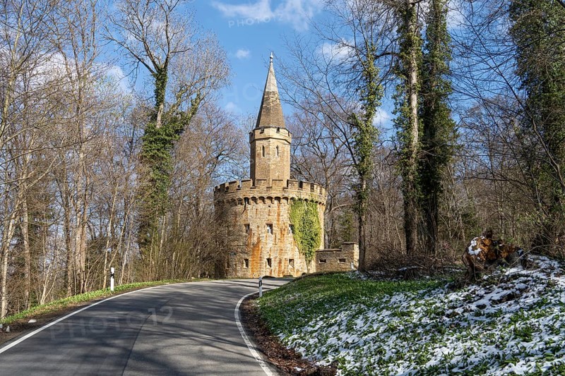 Waking house at the access road to Hohenzollern Castle