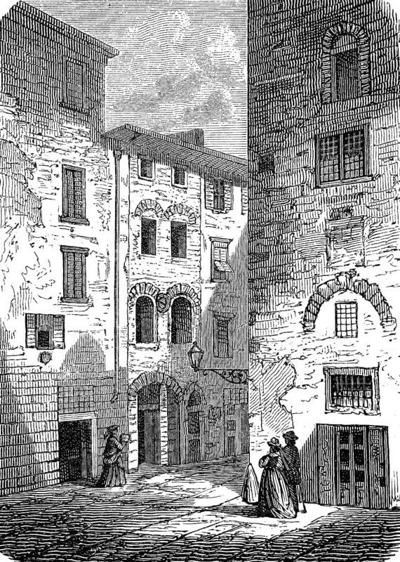 Das Geburtshaus von Dante Alighieri in Florenz