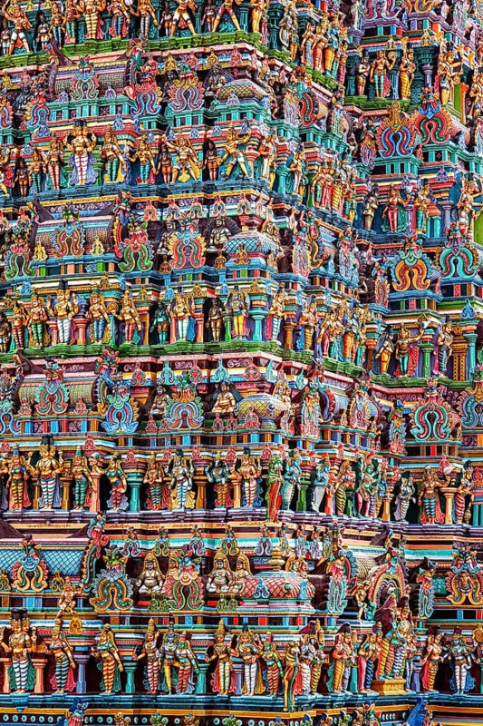 Hindu temple gopura