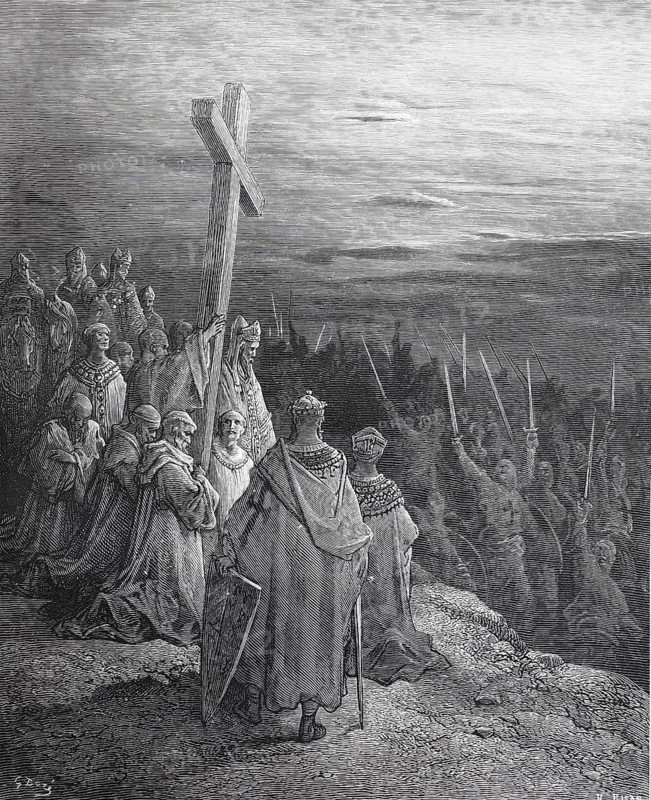 The Cross Welcomes the Army of the Crusaders