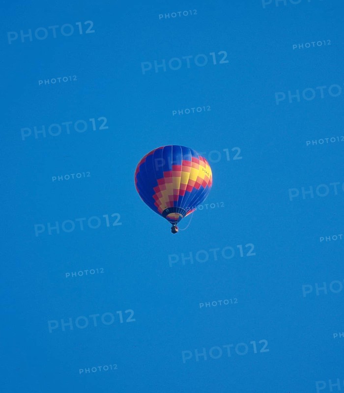 Heissluftballon in der Luft