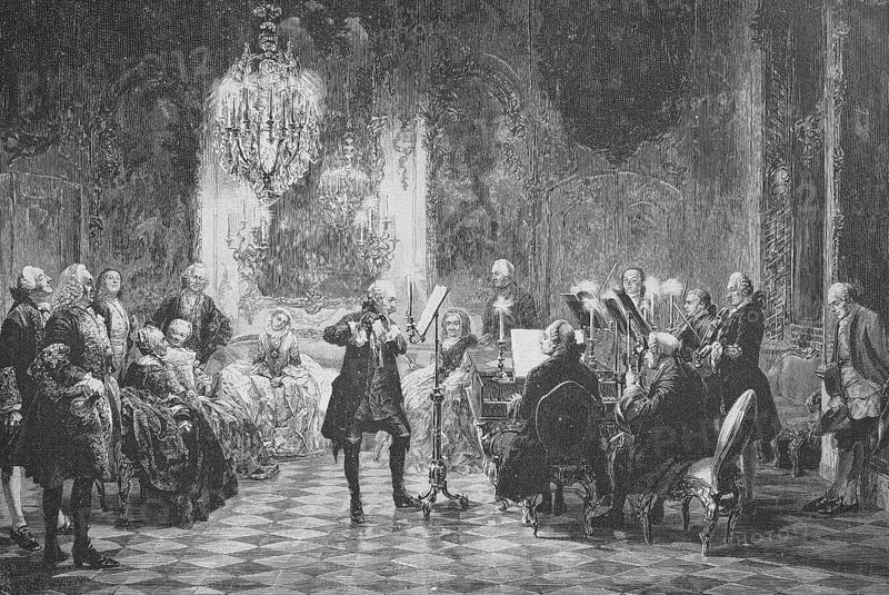Floetenkonzert in Sanssouci