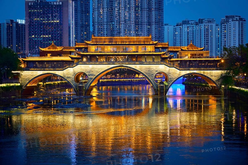 Famous landmark of Chengdu