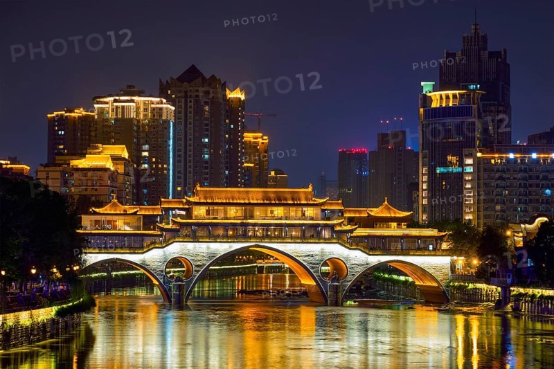 Famous landmark of Chengdu