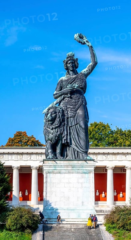 Bavaria Statue and Hall of Fame at Theresienwiese