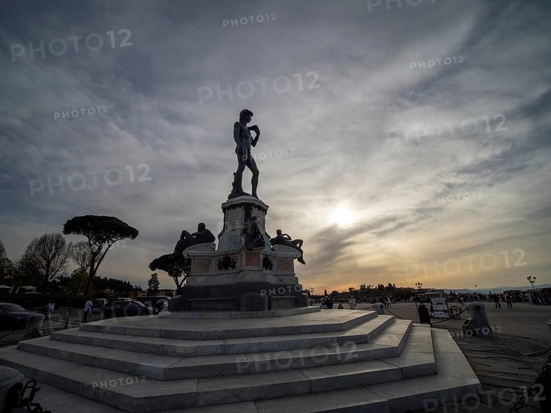 Statue of David in Piazzale Michelangelo