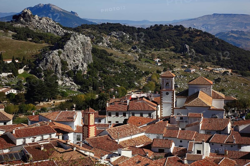 Town of Grazalema in the province of Cadiz