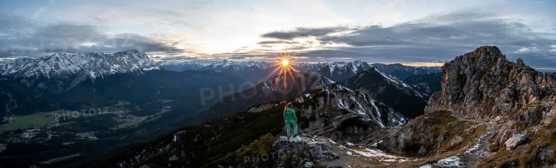 Young hiker at the Kramerspitz