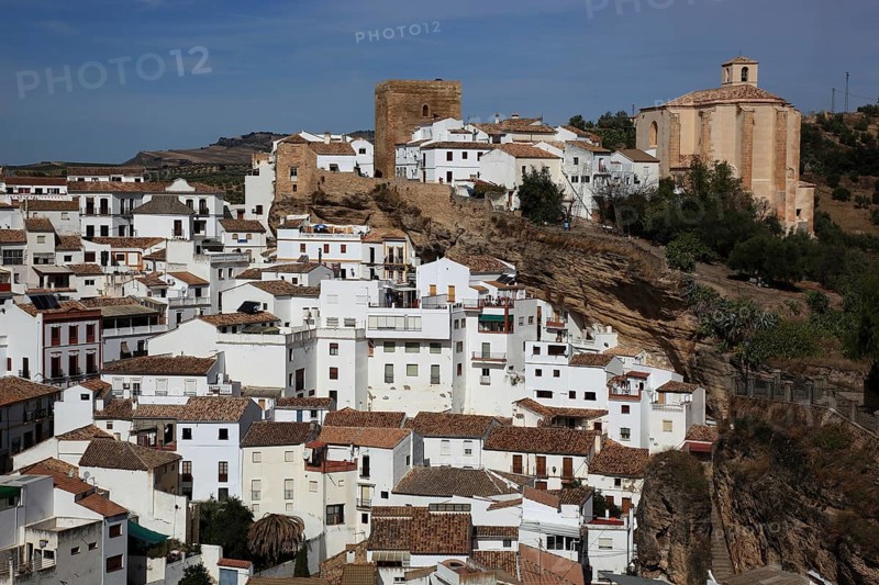 White village in the Sierra de Grazalema