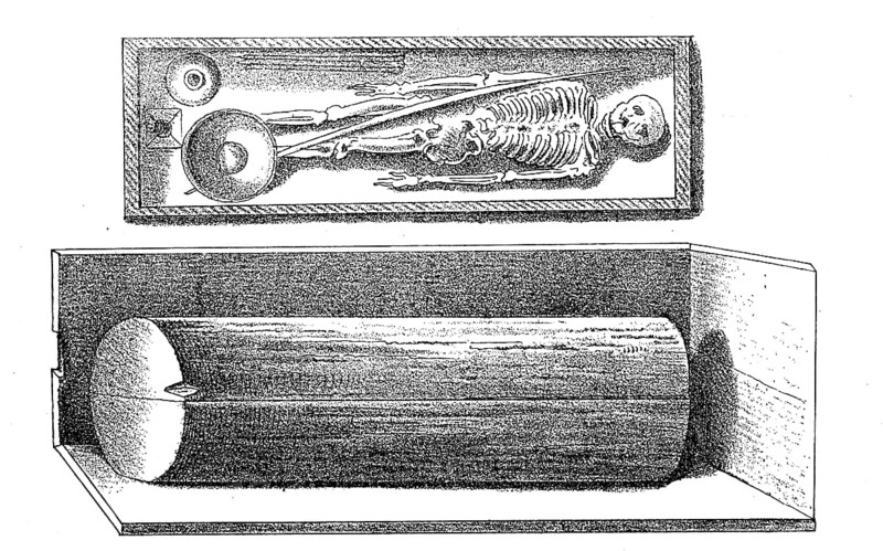 Burial in a tree of the dead