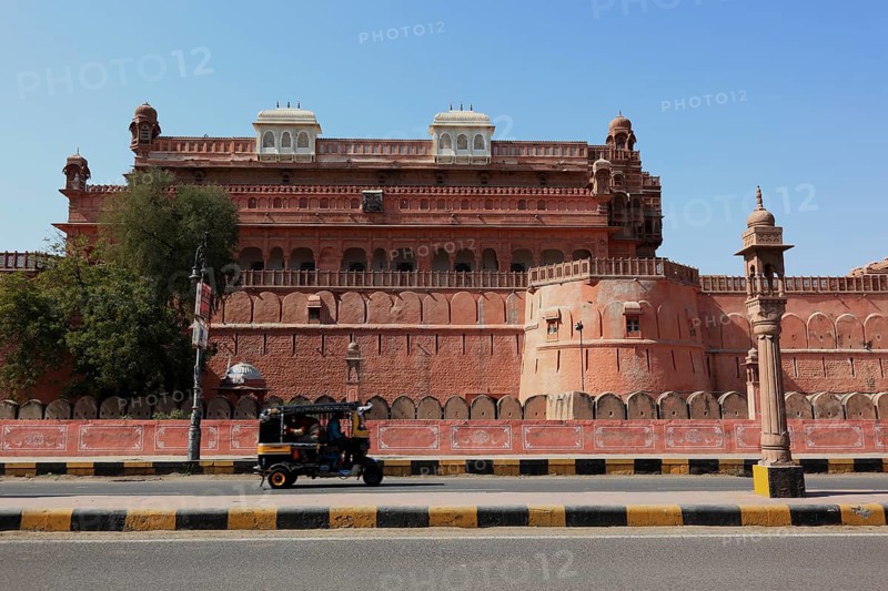 The exterior of Junagarh Fort in Bikaner