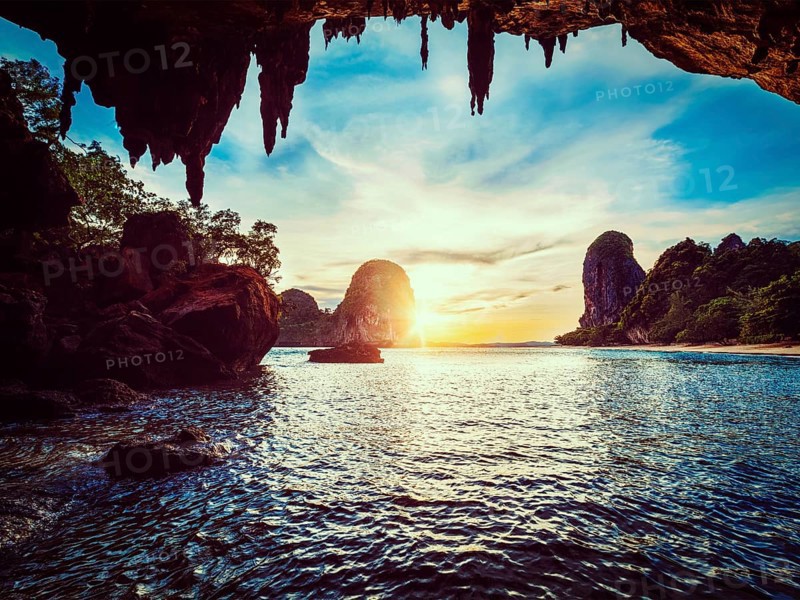 Tropical holidays beach vacation in Thailand tourism concept