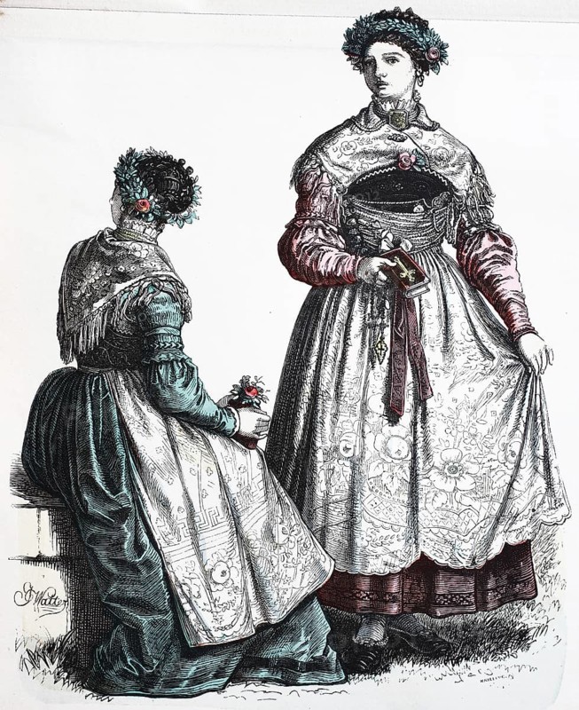 Folk traditional costume