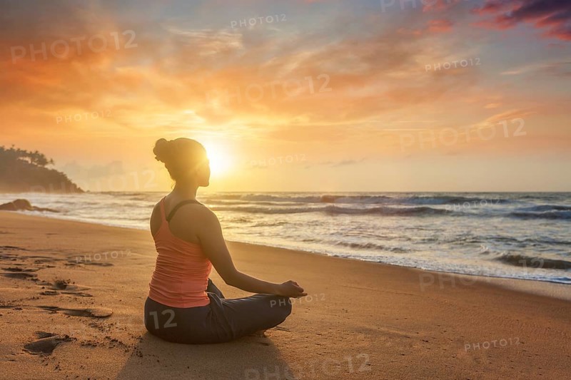 Woman doing yoga