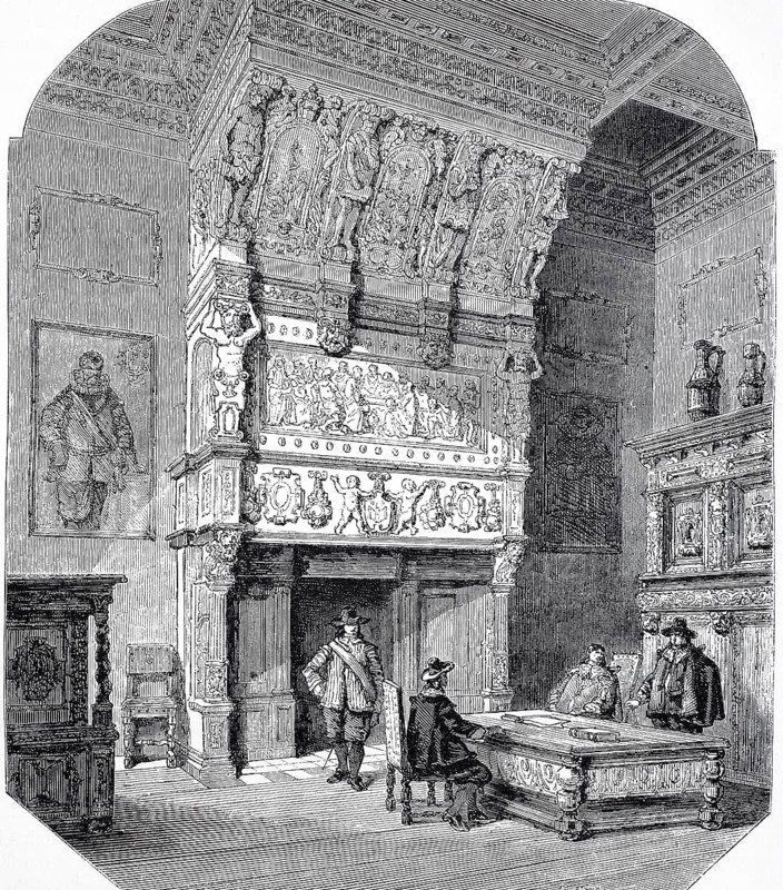 Fireplace in the Wedding Room of the Stadhuis