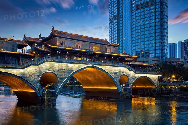 Famous landmark of Chengdu