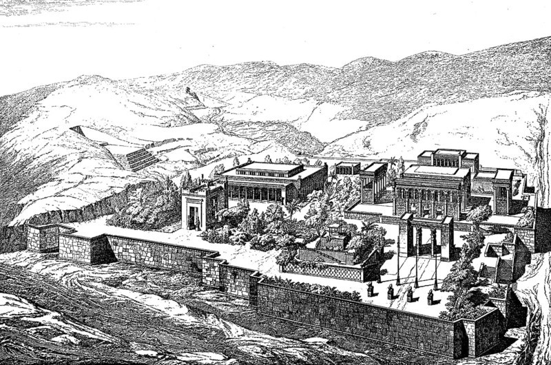 General view of the Palace of Persepolis