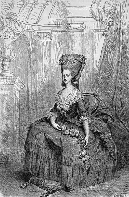Costume picture from the time of Louis XVI