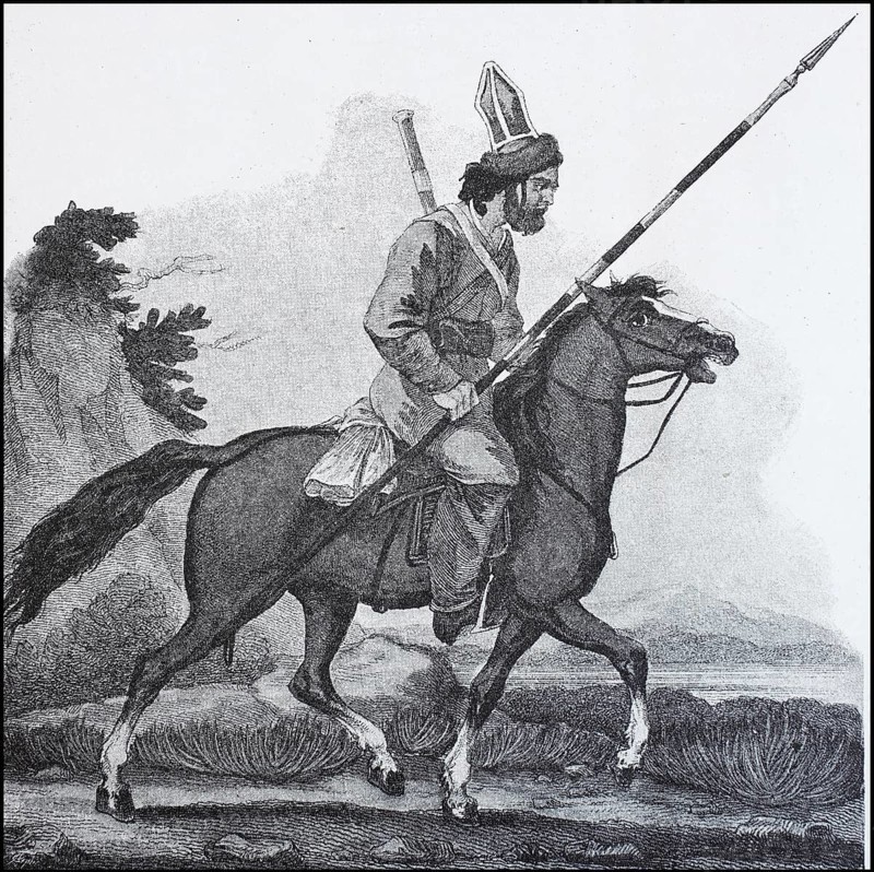 A Donian Cossack on Horseback