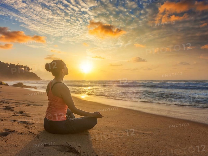 Woman doing yoga