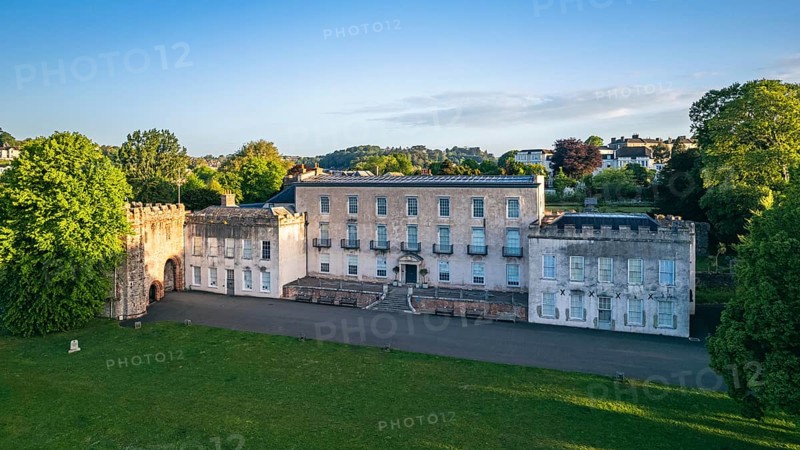 Torre Abbey from a drone