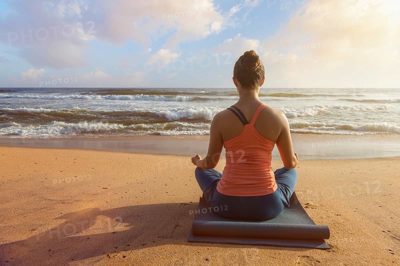 Woman doing yoga