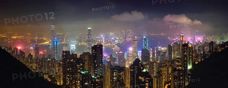 Famous view of Hong Kong