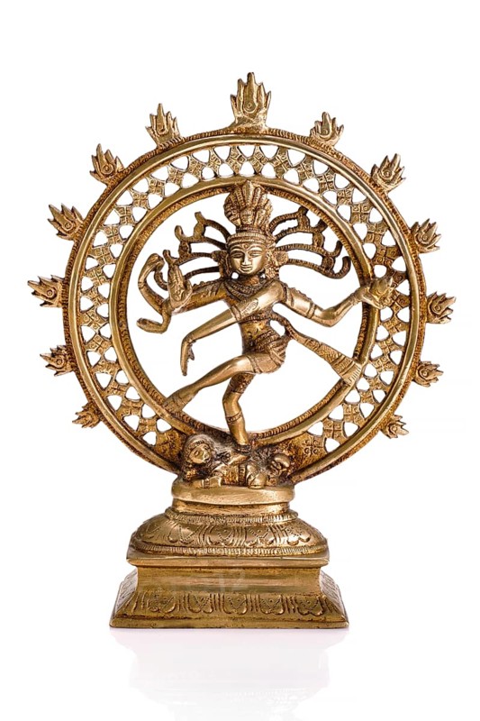 Bronze statue of indian hindu god Shiva Nataraja
