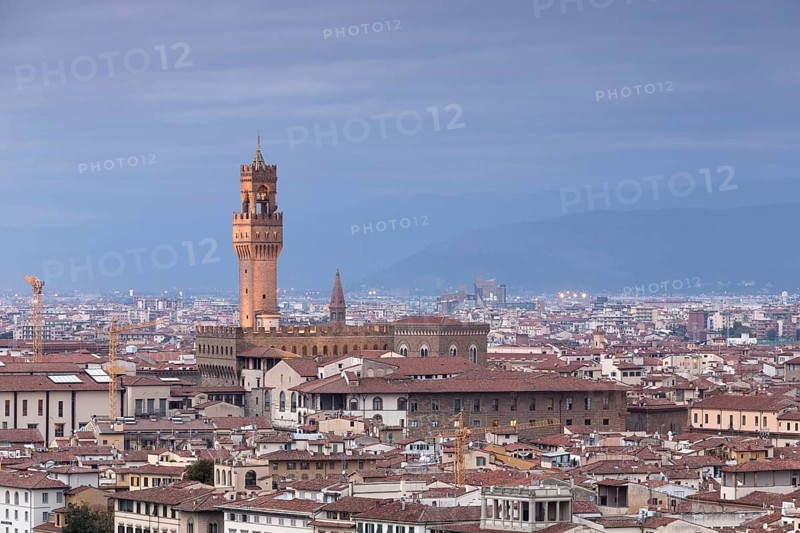 View from Piazzale Michelangelo with Palazzo Vecchio