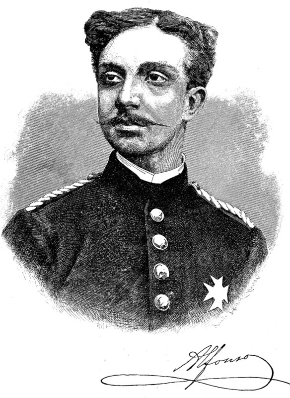 Alfonso XII. Alfonso Francisco de Asis Fernando Pio Juan Maria de la Concepcion Gregorio Pelayo