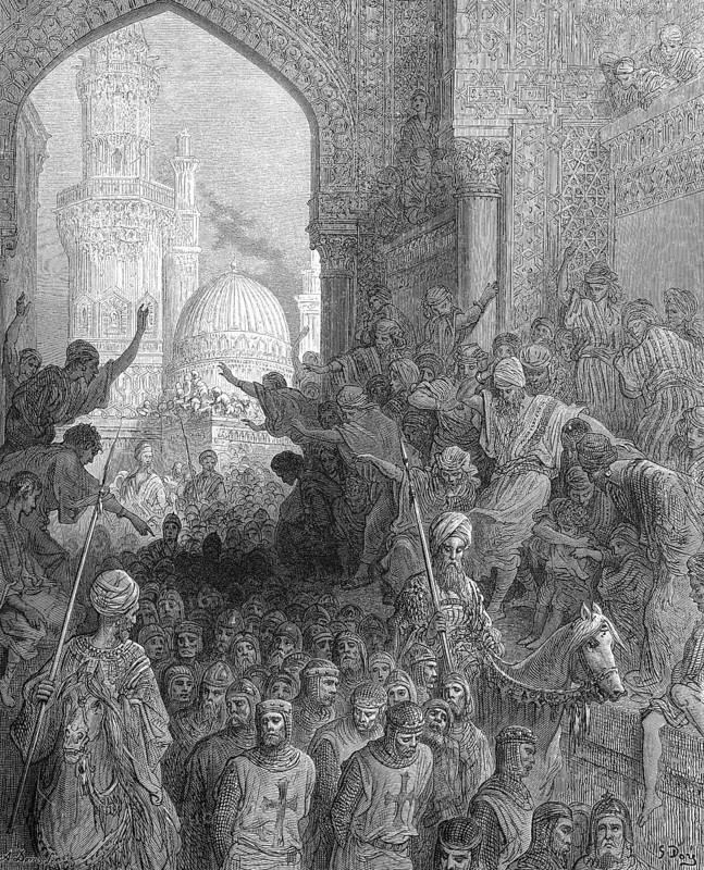 Captured Knights Templar in Cairo