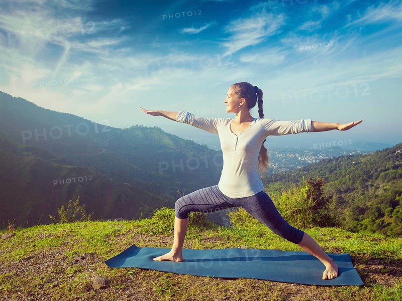 Yoga outdoors