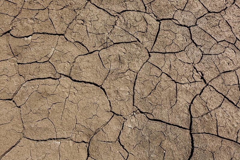 Scorsched earth ground mud with cracks texture