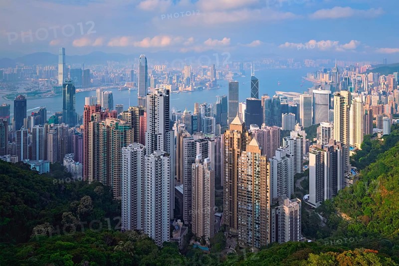 Famous view of Hong Kong