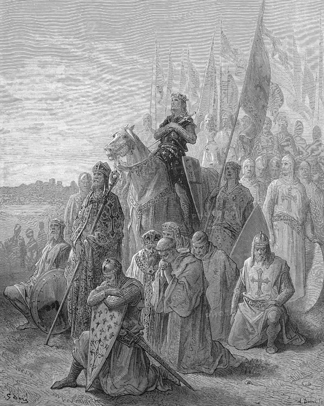 The crusades were a series of religious wars in western Asia and Europe initiated