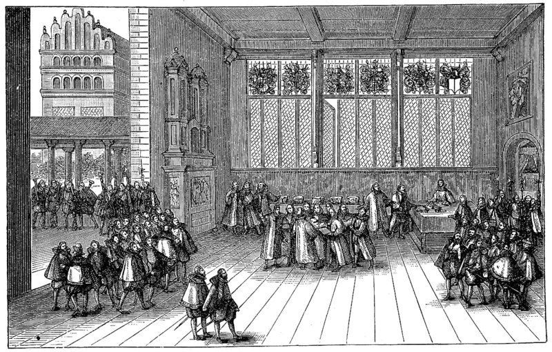 Im Jahre 1570 wurde in Stettin ein Friedenskongress abgehalten