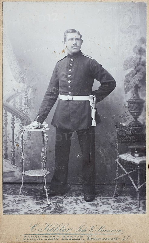Man in uniform c. 1890