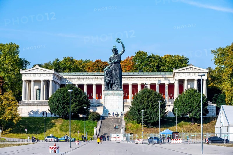 Bavaria Statue and Hall of Fame at Theresienwiese