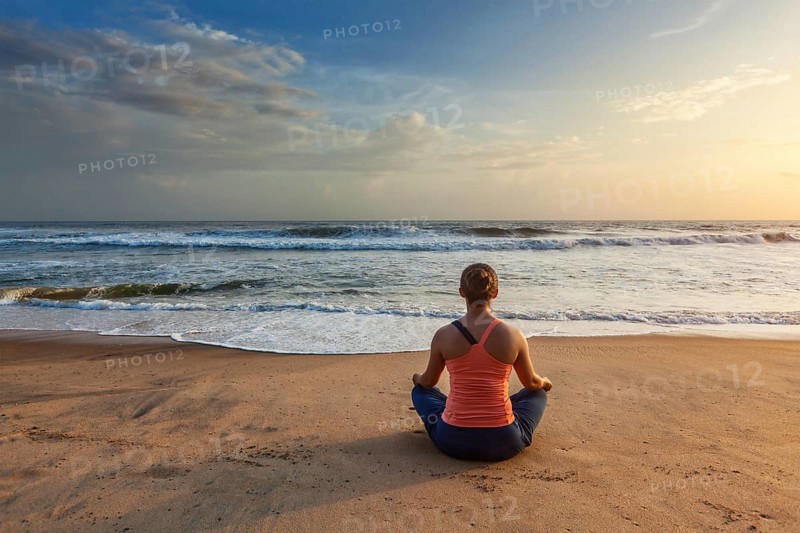 Woman doing yoga