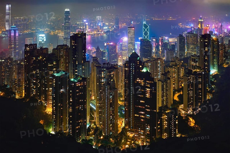 Famous view of Hong Kong