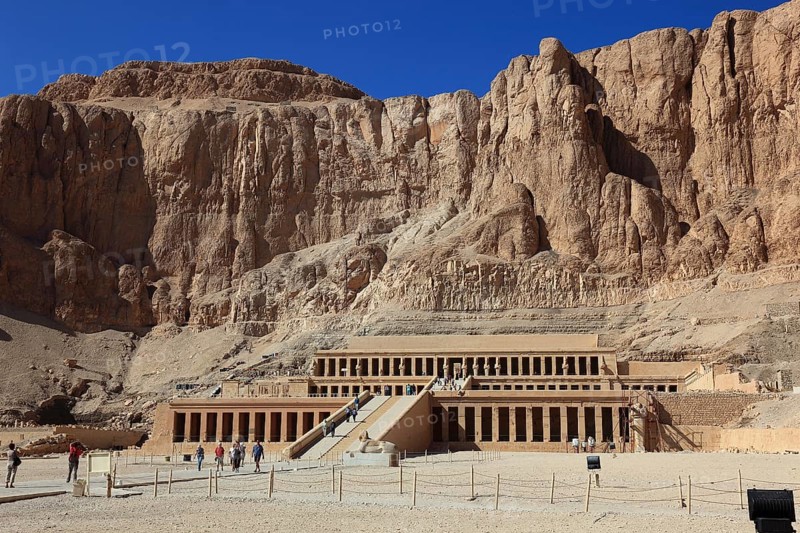 The funerary temple of the first female pharaoh Hatshepsut