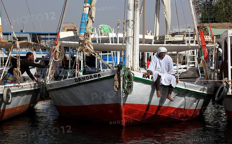 Sailboats on the Nile