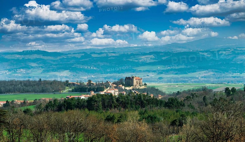 Paulhac castle near Brioude